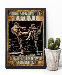 Amazon Boxing Your Talent Is God's Gift For You Poster