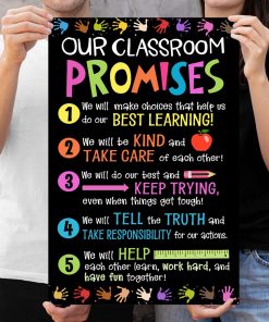 Hot Classroom Poster - Our Classroom Promises Back To School Poster