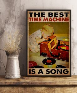Esty Dj Baby Boy The Best Time Machine Is A Song Poster