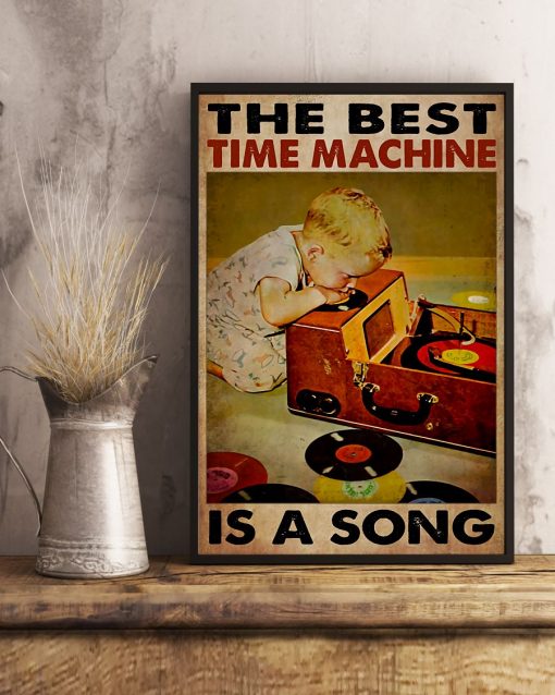 Esty Dj Baby Boy The Best Time Machine Is A Song Poster