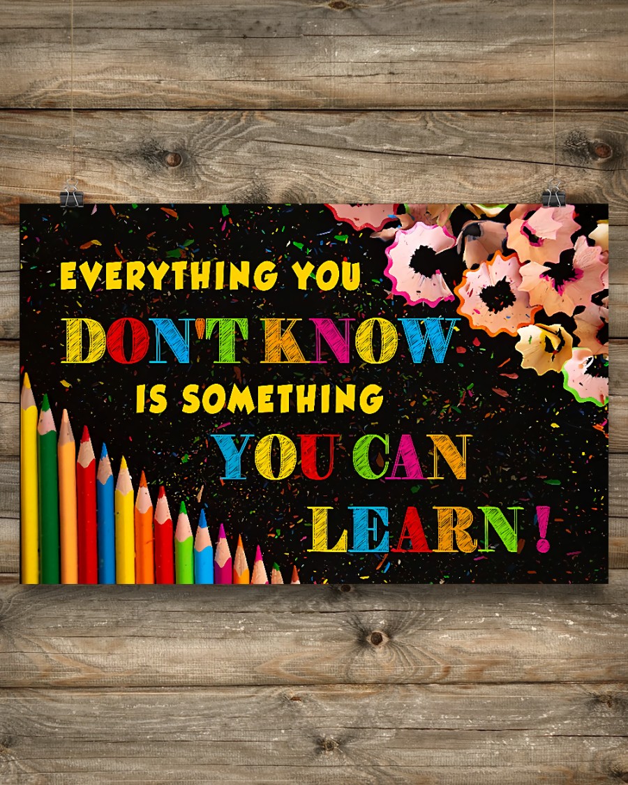 Real Everything You Don't Know Is Something You Can Learn Poster
