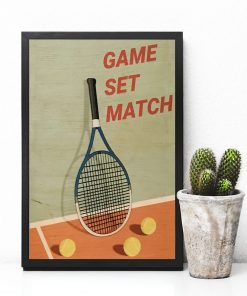 Review Game Set Match Tennis Poster