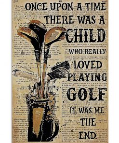 Golf Once Upon A Time Poster