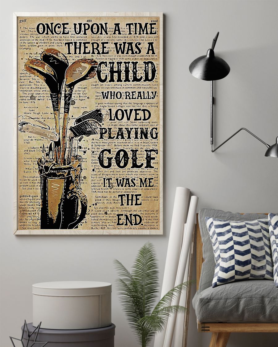 Wonderful Golf Once Upon A Time Poster