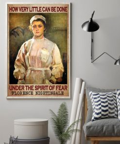 Sale Off How Very Little Can Be Done Under The Spirit Of Fear Poster
