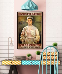 Best Gift How Very Little Can Be Done Under The Spirit Of Fear Poster