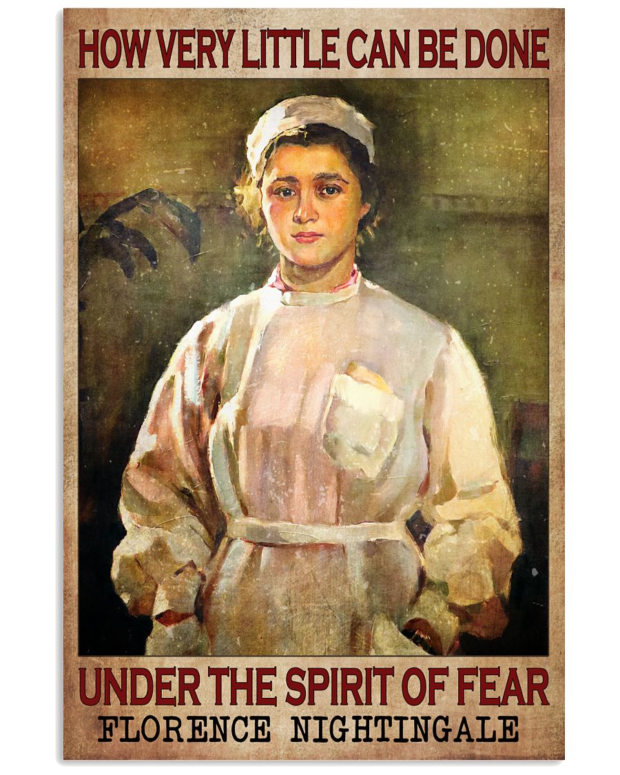 Top How Very Little Can Be Done Under The Spirit Of Fear Poster