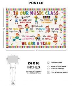 Limited Edition Music In Our Music Class We Are A Team Poster