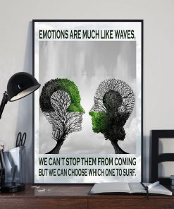 Best Psychology Emotions Are Much Like Waves Poster
