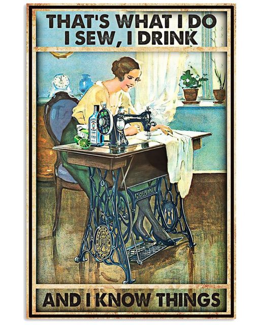 Sewing That's What I Do Poster