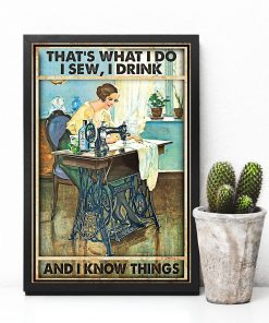 Top Rated Sewing That's What I Do Poster