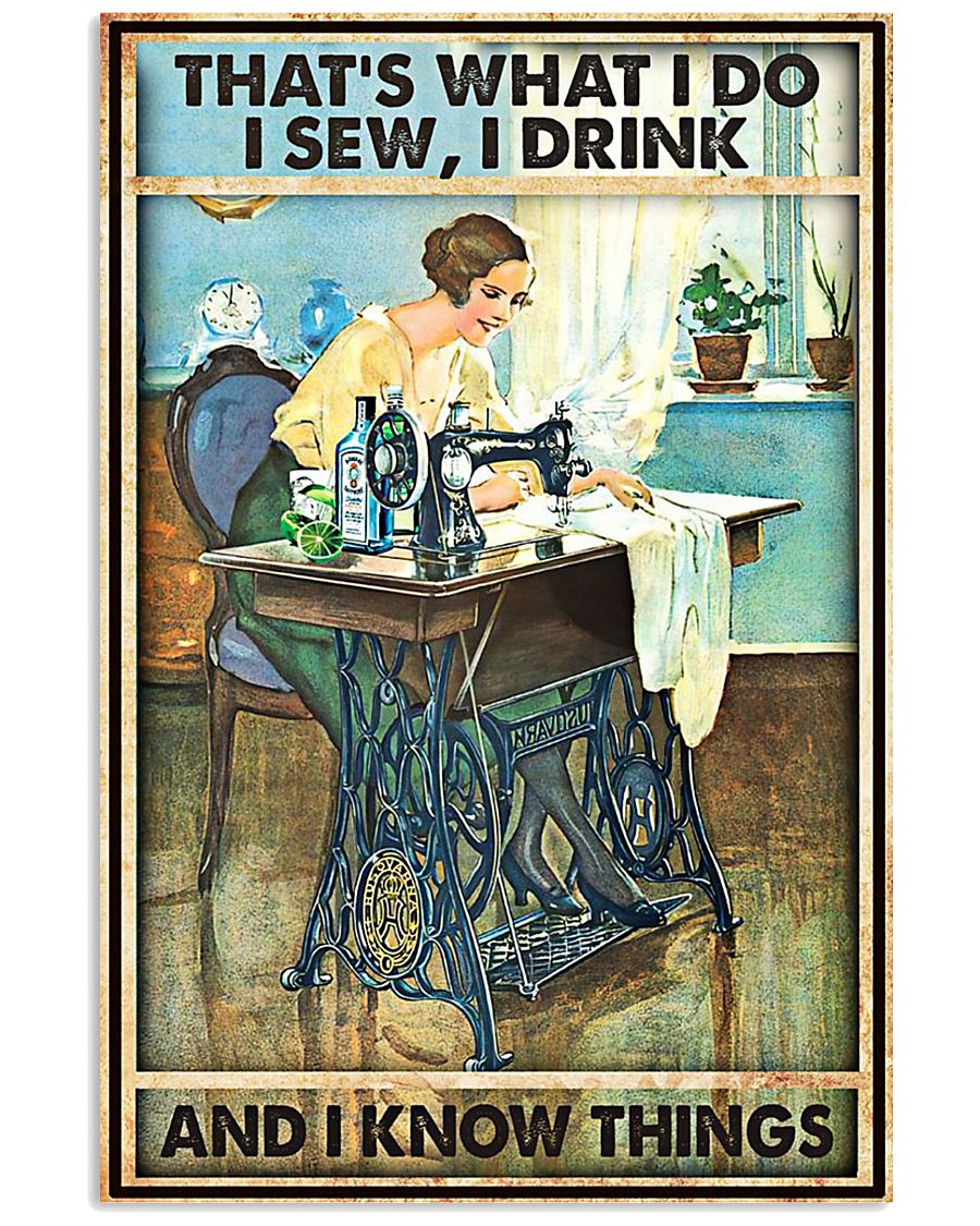 Sewing That's What I Do Poster