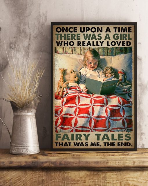 Present There Was A Girl Who Really Loved Fairy Tales Poster