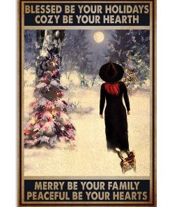 Witch Blessed Be Your Holidays Poster