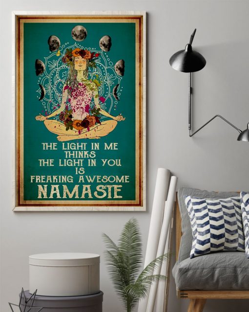 Great Quality Yoga Awesome Namaste Poster