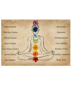 Yoga Yogi Chakras Poster