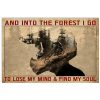 Cycling And Into The Forest I Go To Lose My Mind Poster