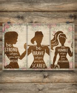 Hot Deal Fitness Girl Be Strong When You Are Weak Girls Poster