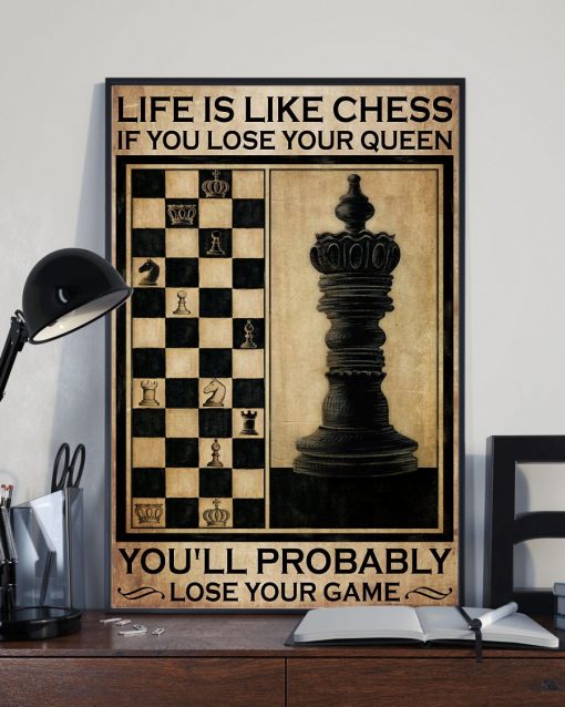 Drop Shipping Life Is Like Chess If You Lose Your Queen Poster