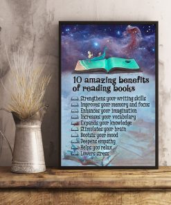Perfect 10 Amazing Benefits Of Reading Books Dream Night Sky Poster