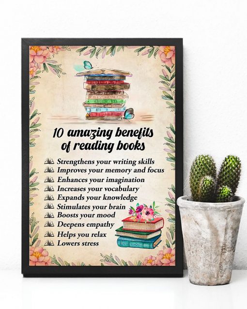 eBay 10 Amazing Benefits Of Reading Books Poster