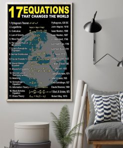 Sale Off 17 Equations That Changed The World Poster
