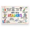 Animals We Are Readers Classroom Poster