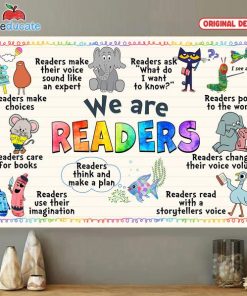 Limited Edition Animals We Are Readers Classroom Poster