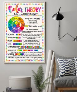 Only For Fan Color Theory Color Is An Element Of Art Poster