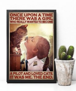 Rating Girl Who Really Wanted To Become A Pilot And Loved Cats Poster
