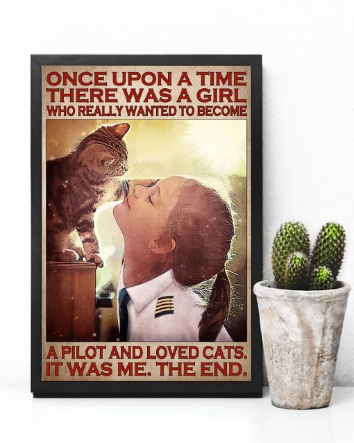 Rating Girl Who Really Wanted To Become A Pilot And Loved Cats Poster