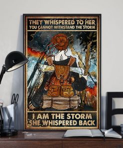 Review Hiking Hiker I Am The Storm She Whispered Back Poster