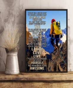 Top Rated Hiking - Today Is A Good Day To Have A Great Day Poster