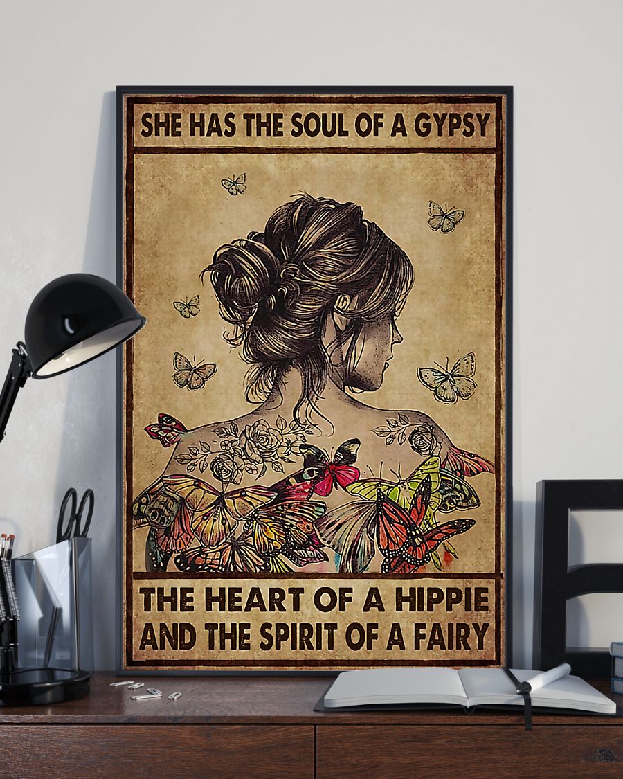 Us Store Hippie She Has The Soul Of A Gypsy Poster