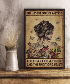 Hot Hippie She Has The Soul Of A Gypsy Poster