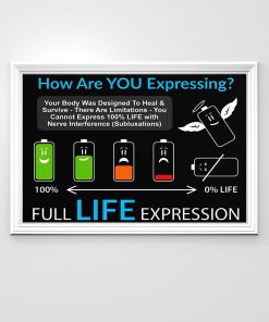 Unisex How Are You Expressing Full Life Expression Poster