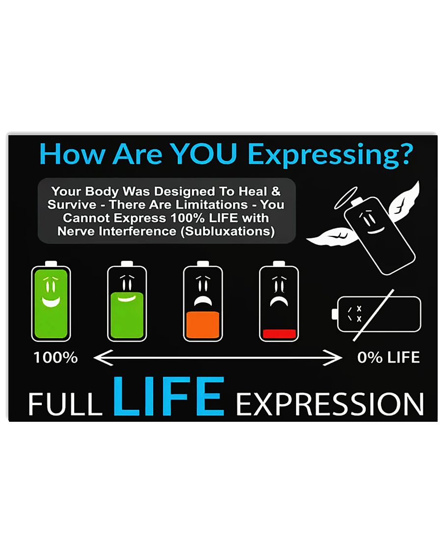 How Are You Expressing Full Life Expression Poster
