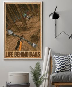 Top Selling Mountain Biking Life Behind Bars Poster