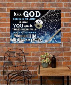 Rating Soccer With God There Is No Limit To What You Can Do Poster