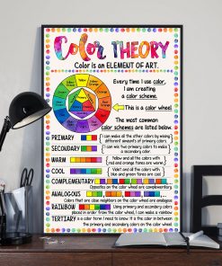 Official Teacher Color Theory Color Is An Element Of Art Poster