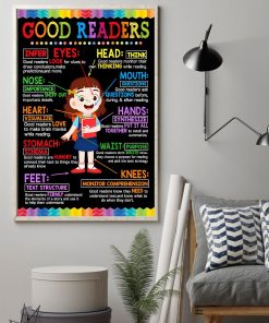 Absolutely Love Teacher Good Readers Infer Eyes Importance Nose Visualize Heart Poster