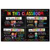 Teacher In This Classroom We Are Safe We Are Respectful Poster