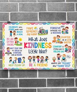 Excellent Teacher What Does Kindness Look Like Poster