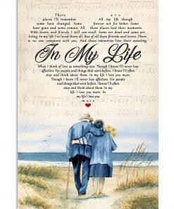 There Places I'll Remember In My Life Old Couple Poster