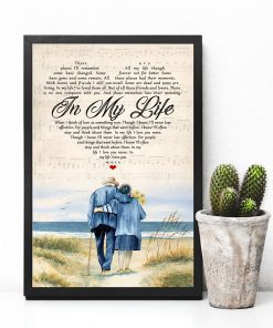 Popular There Places I'll Remember In My Life Old Couple Poster