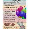 To My Daughter Remember How Much You Are Loved Be Awesome Everyday Baby Elephant Poster
