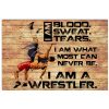 Wrestling - I Am What Most Can Never Be Poster