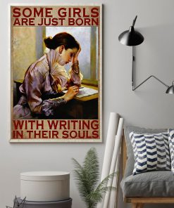 Hot Writer Girls Born With Writing In Their Souls Poster
