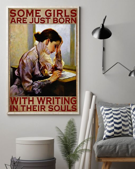 Hot Writer Girls Born With Writing In Their Souls Poster