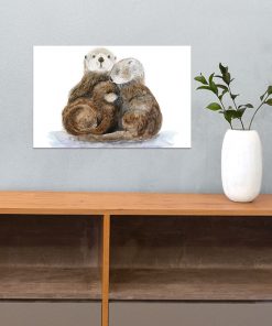 Where To Buy Cute Otter Family Poster